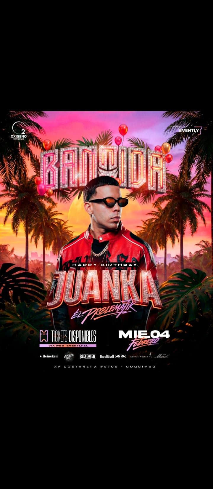 CUMPLEAÑOS JUANKA PROBLEMATIK 🇵🇷 OXIGENO MIERCOLES 4 FEB image}