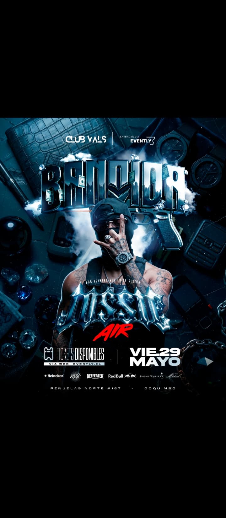 BANDIDAS PRESENTA ⭐ JOSSIE AIR 😈 VIERNES 29 MAYO EN CLUB VALS 🏟️ image}
