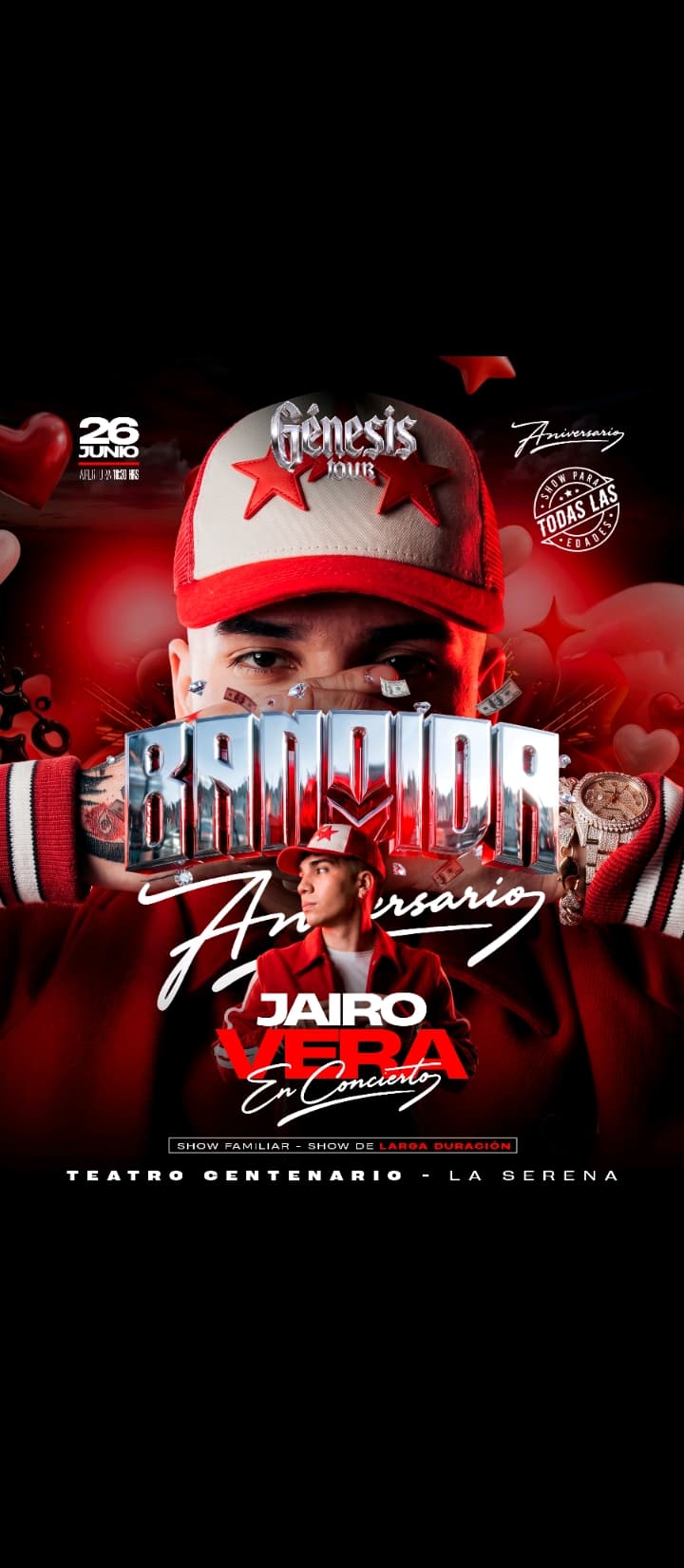 JAIRO VERA EN CONCIERTO LA SERENA⭐ TEATRO CENTENERIO image}